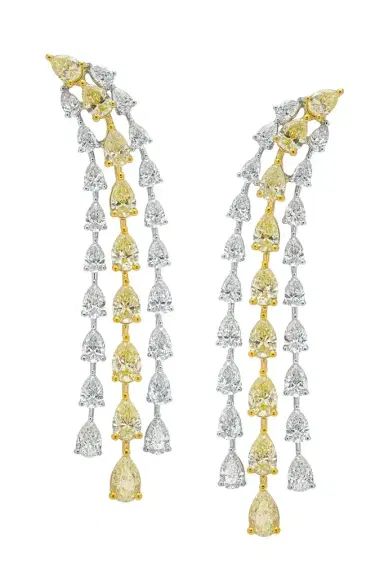 ARZANO Diamond Triple Row Earrings | Thumbnail 1 ARZANO Diamond Triple Row Earrings | Thumbnail 1