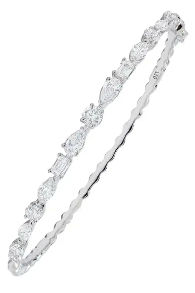 ARZANO Diamond Multi-Shape Bangle Bracelet | Thumbnail 1 ARZANO Diamond Multi-Shape Bangle Bracelet | Thumbnail 1