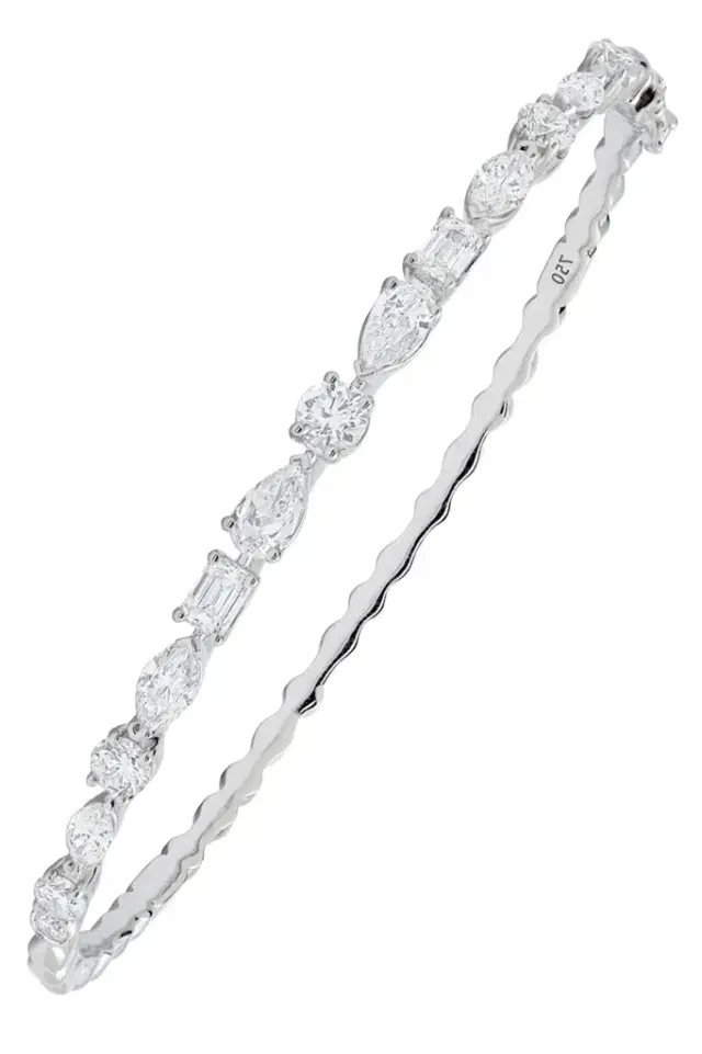 ARZANO Diamond Multi-Shape Bangle Bracelet