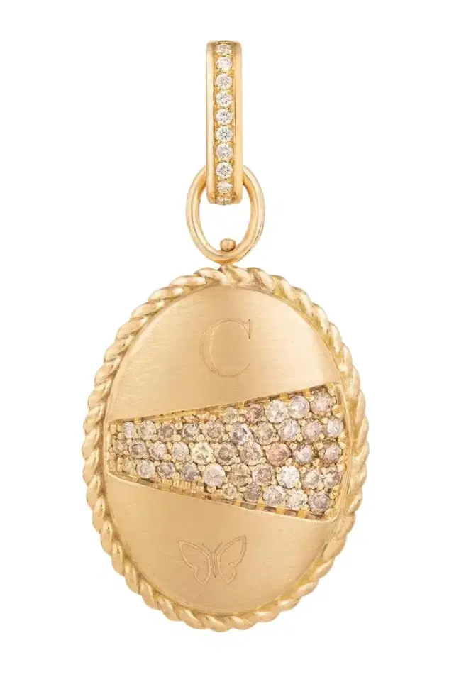 CLARA CHEHAB Diamond Liberté Large Rope Charm