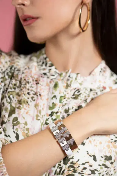 DAVID WEBB Diamond White Lane Bracelet | Thumbnail 3