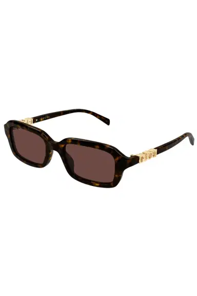 Gucci Rectangle Sunglasses - Havana | Thumbnail 3 Gucci Rectangle Sunglasses - Havana | Thumbnail 3