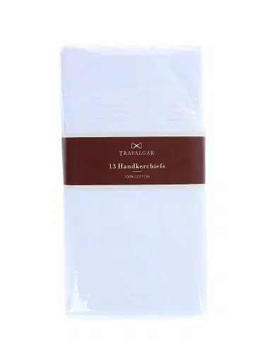 Trafalgar Men Cotton Handkerchief 13-Piece Set | Thumbnail 1
