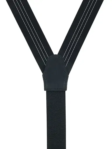 Trafalgar Men Fredrick Center Stripe Formal Suspenders | Thumbnail 2