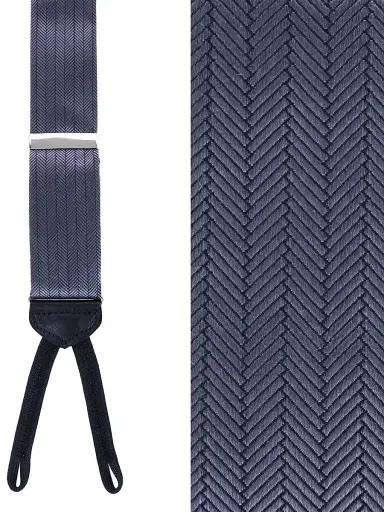 Trafalgar Men's Classic Herringbone Silk Brace | Thumbnail 2