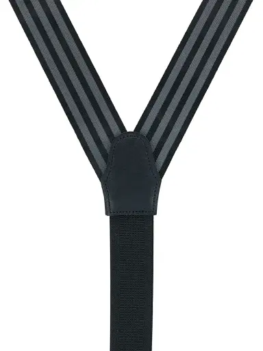 Trafalgar Men Astaire Grosgrain Striped Suspenders | Thumbnail 2
