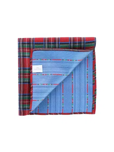 Trafalgar Men's Holiday Nicholas Pocket Square | Thumbnail 2