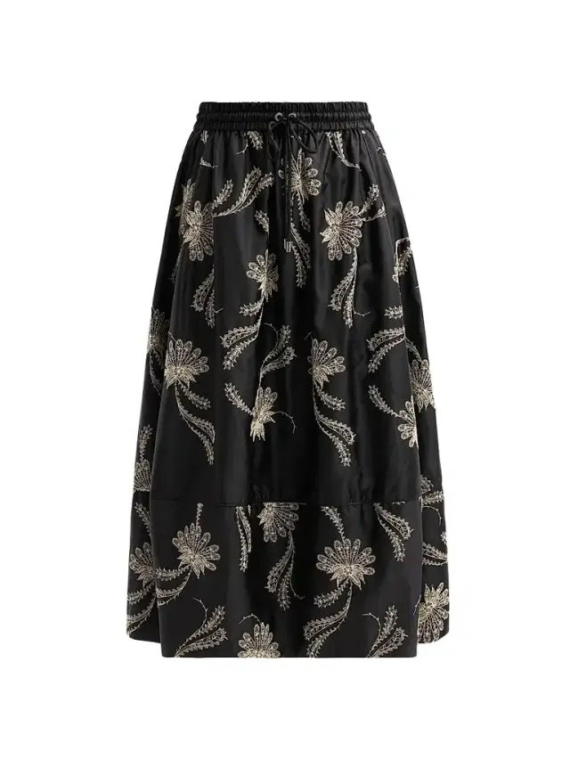 Cinq à Sept Women's Paisley Fan Embroidered Sirani Skirt