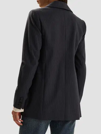 Favorite Daughter Women's The Suits You Pinstripe Blazer | Thumbnail 3