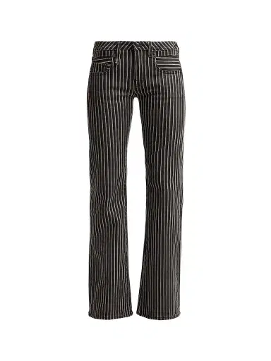R13 Women's Boy Flare Striped Jeans | Thumbnail 1 R13 Women's Boy Flare Striped Jeans | Thumbnail 1