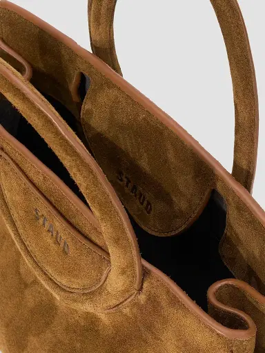 Staud Women's Maude Mini Suede Carryall Bag | Thumbnail 6 Staud Women's Maude Mini Suede Carryall Bag | Thumbnail 6