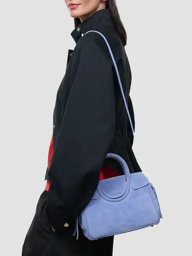 Staud Women's Maude Mini Suede Carryall Bag | Thumbnail 2 Staud Women's Maude Mini Suede Carryall Bag | Thumbnail 2
