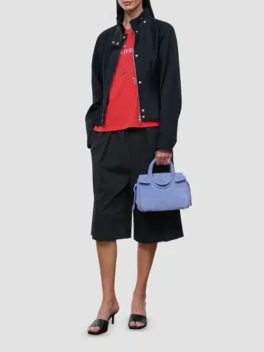 Staud Women's Maude Mini Suede Carryall Bag | Thumbnail 3 Staud Women's Maude Mini Suede Carryall Bag | Thumbnail 3