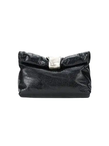 Staud Women's Cuff Snake-Embossed Leather Clutch | Thumbnail 1 Staud Women's Cuff Snake-Embossed Leather Clutch | Thumbnail 1