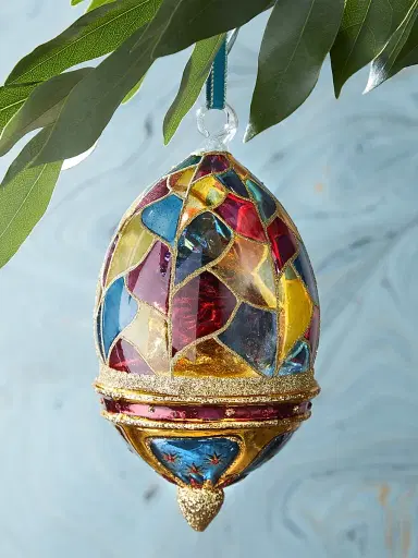 Glassware Art Studio Holy Family Glass Ornament | Thumbnail 2 Glassware Art Studio Holy Family Glass Ornament | Thumbnail 2