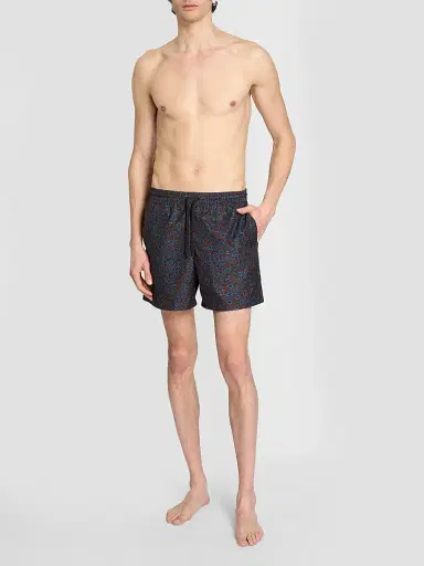 Dries Van Noten Men's Phibbs Abstract Swim Shorts | Thumbnail 2 Dries Van Noten Men's Phibbs Abstract Swim Shorts | Thumbnail 2