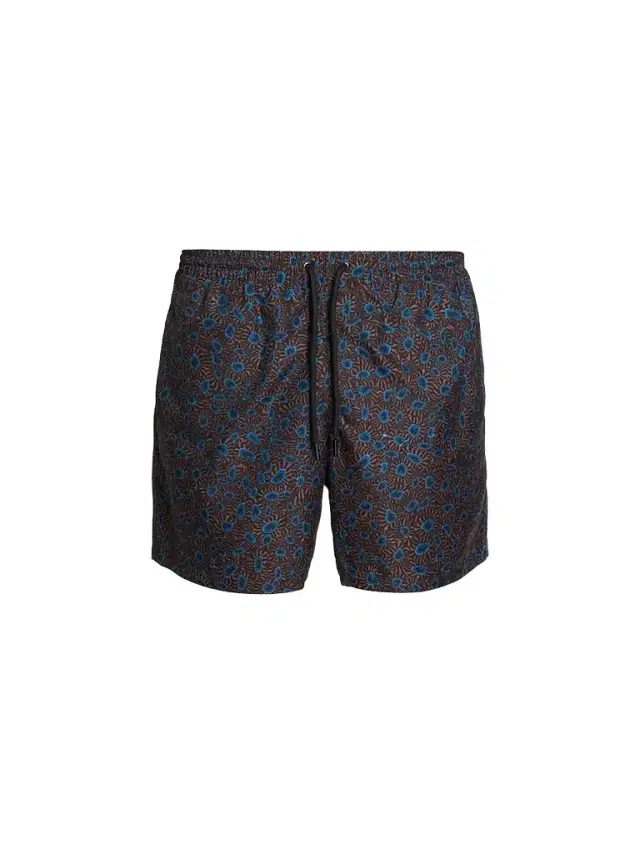Dries Van Noten Men's Phibbs Abstract Swim Shorts