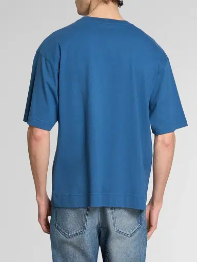 Dries Van Noten Men's Embroidered Cotton Crewneck T-Shirt | Thumbnail 3