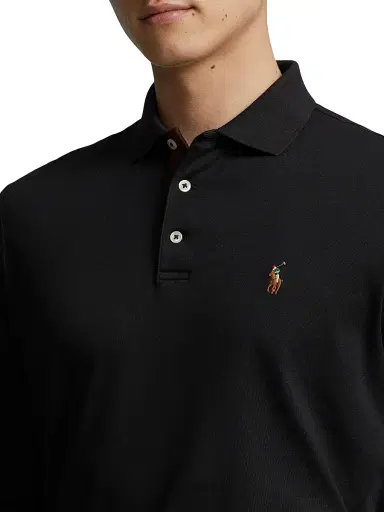 Polo Ralph Lauren Men's Cotton Interlock Long-Sleeve Polo Shirt | Thumbnail 5