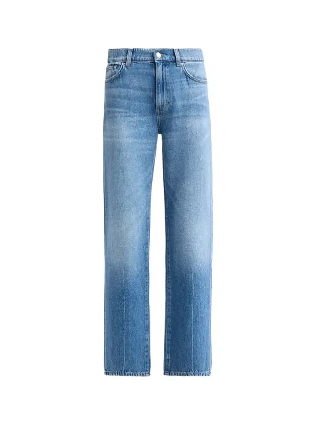 Le Jean Women's 90's Faded Wash Straight Jeans