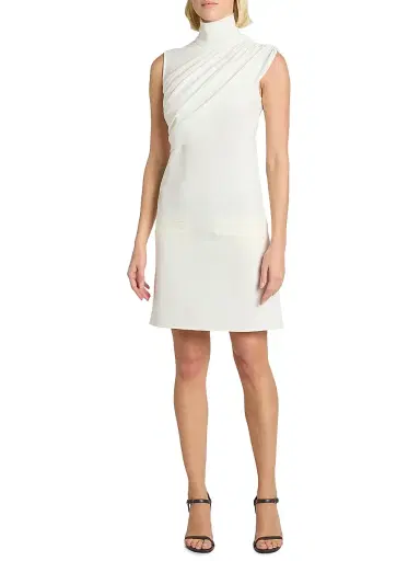 Courrèges Women's Ruched Mini Dress | Thumbnail 3 Courrèges Women's Ruched Mini Dress | Thumbnail 3