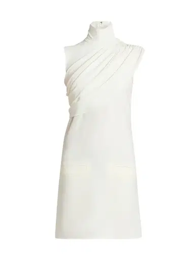 Courrèges Women's Ruched Mini Dress | Thumbnail 1 Courrèges Women's Ruched Mini Dress | Thumbnail 1