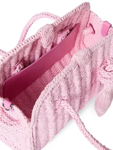 Jacquemus Women's Le Petit Turismo Raffia Bowler | Thumbnail 2 Jacquemus Women's Le Petit Turismo Raffia Bowler | Thumbnail 2