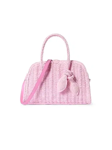 Jacquemus Women's Le Petit Turismo Raffia Bowler | Thumbnail 1 Jacquemus Women's Le Petit Turismo Raffia Bowler | Thumbnail 1