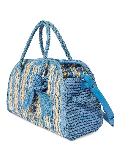 Jacquemus Women's Le Petit Turismo Raffia Tote Bag | Thumbnail 2 Jacquemus Women's Le Petit Turismo Raffia Tote Bag | Thumbnail 2
