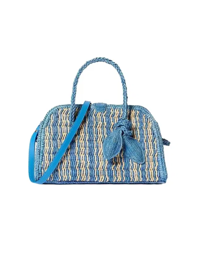 Jacquemus Women's Le Petit Turismo Raffia Tote Bag
