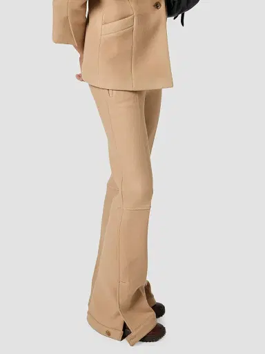 Miu Miu Women's Double Wool Pants | Thumbnail 4 Miu Miu Women's Double Wool Pants | Thumbnail 4