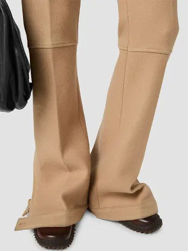 Miu Miu Women's Double Wool Pants | Thumbnail 6 Miu Miu Women's Double Wool Pants | Thumbnail 6