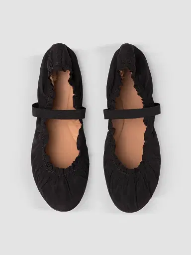 Odissì Women's Flora Ruched Ballet Flats | Thumbnail 3 Odissì Women's Flora Ruched Ballet Flats | Thumbnail 3