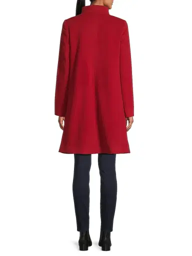Cinzia Rocca Women's Icons Envelope Collar Mid Length Coat | Thumbnail 5 Cinzia Rocca Women's Icons Envelope Collar Mid Length Coat | Thumbnail 5