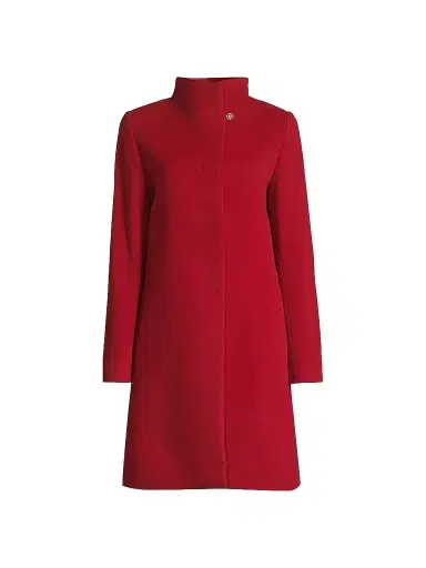Cinzia Rocca Women's Icons Envelope Collar Mid Length Coat | Thumbnail 1 Cinzia Rocca Women's Icons Envelope Collar Mid Length Coat | Thumbnail 1