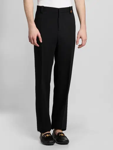 Versace Men's Medusa Stretch-Wool Pants | Thumbnail 4