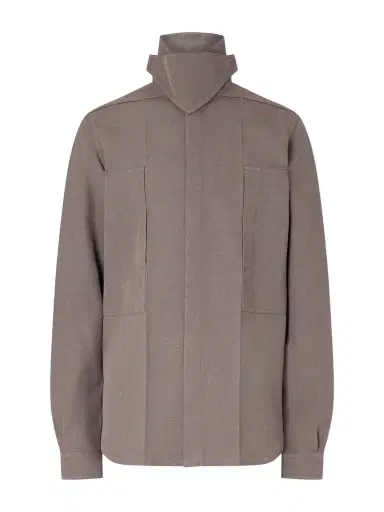 Rick Owens Virgin Wool Drill Overshirt - Men | Thumbnail 1