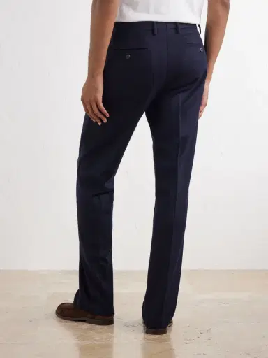 Sunspel Straight-Leg Wool Trousers - Men | Thumbnail 4