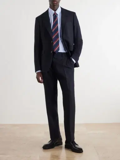 MR P. Slim-Fit Pinstriped Wool-Fresco Blazer - Men | Thumbnail 2