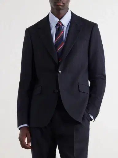MR P. Slim-Fit Pinstriped Wool-Fresco Blazer - Men | Thumbnail 3
