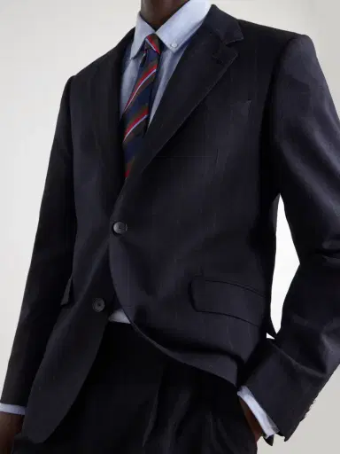 MR P. Slim-Fit Pinstriped Wool-Fresco Blazer - Men | Thumbnail 5