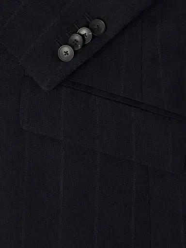MR P. Slim-Fit Pinstriped Wool-Fresco Blazer - Men | Thumbnail 6