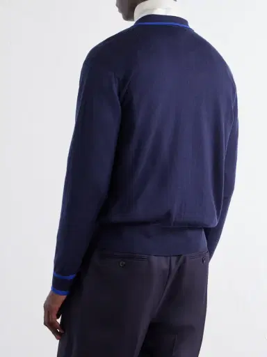 John Smedley Albie Merino Wool Zip-Up Cardigan - Men | Thumbnail 4