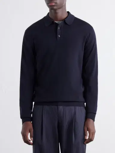 Slowear Zanone Slim-Fit Flexwool Polo Shirt - Men | Thumbnail 3