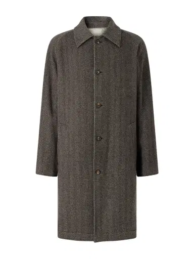 ELEVENTY Herringbone Cashmere Coat - Men | Thumbnail 1