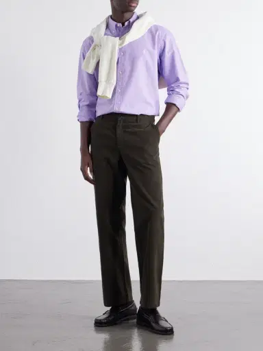 Portuguese Flannel Labura Straight-Leg Cotton-Gabardine Trousers - Men | Thumbnail 2