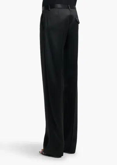 Khaite Hunter Pant In Black Satin | Thumbnail 4 Khaite Hunter Pant In Black Satin | Thumbnail 4