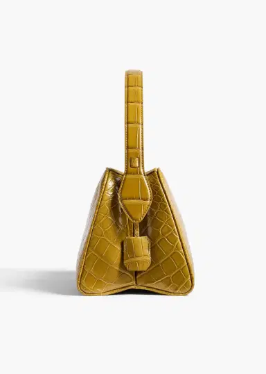 Khaite Cate Bag In Golden Olive Alligator | Thumbnail 5 Khaite Cate Bag In Golden Olive Alligator | Thumbnail 5