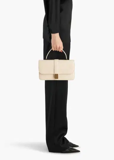 Khaite Blake Top Handle Bag In Champagne Alligator | Thumbnail 5 Khaite Blake Top Handle Bag In Champagne Alligator | Thumbnail 5