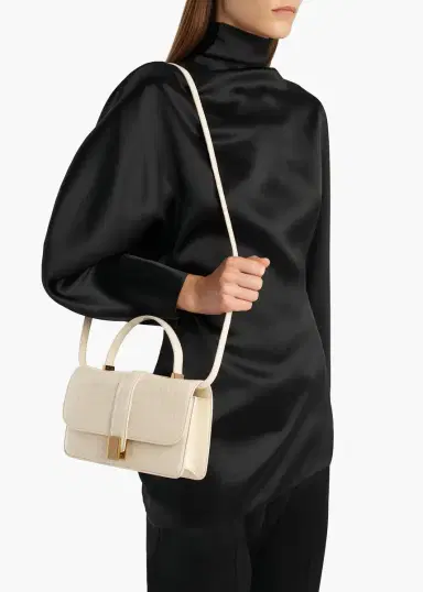 Khaite Blake Top Handle Bag In Champagne Alligator | Thumbnail 6 Khaite Blake Top Handle Bag In Champagne Alligator | Thumbnail 6